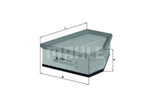 Ilmansuodatin, Oikea, VW PHAETON, 3D0129620E