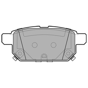 Jarrupalasarja, levyjarru, Taka-akseli, SUZUKI BALENO, S-CROSS, SWIFT IV, SWIFT V, SX4 S-CROSS, VITARA, 5580052R00, 5580052R01, 5580061M
