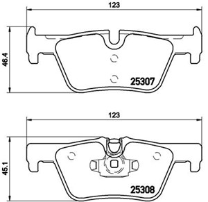 Jarrupalasarja, levyjarru, Taka-akseli, BMW, 34206799809, 34206873093, 34206873094, 34212468436, 34216850569, 34216873093
