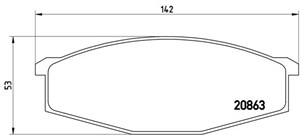 Jarrupalasarja, levyjarru, Etuakseli, NISSAN, 4106002J90, 4106002J91, 4106032J90, 41060C7025, 41060C7125, 41060C7190, 41060C7191, 41060C