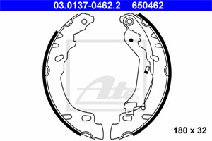 Jarrukenkäsarja, Taka-akseli, FIAT 500, 500 C, PANDA, PANDA Skåp/halvkombi, FORD KA, 1558094, 1581895, 77362615, 77365085, 9S51-2200-AA,