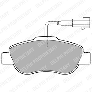 Jarrupalasarja, levyjarru, FIAT 500, 500 C, PANDA, PANDA Skåp/halvkombi, FORD KA, 1559697, 1736937, 6001073130, 71770058, 71773151, 7736