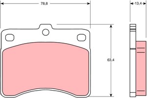 Jarrupalasarja, levyjarru, Etuakseli, DAIHATSU,PIAGGIO, 0449187, 04491-87501, 04491-87501-000, 0449187503, 04491-87503, 04491-87503-000,