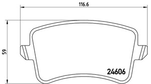 Jarrupalasarja, levyjarru, Taka-akseli, AUDI A4 Allroad B8, A4 B8, A4 B8 Avant, A5, A5 Cabriolet, A5 Sportback, Q5, Q5 Van, 8K0098601E,