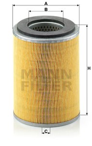 Ilmansuodatin, FORD MAVERICK, NISSAN TERRANO I, TERRANO II, URVAN Buss, 16546-04N00, 16546-0F000, 16546-80G00, 1952 999, YL4J 9601 BA