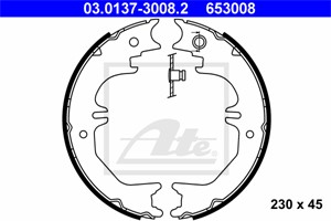 Jarrukenkäsarja, Taka-akseli, LEXUS LX, TOYOTA LAND CRUISER, LAND CRUISER 100, 46540-60050, 46550-60060, 46580-60050
