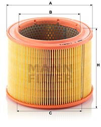 Ilmansuodatin, CITROËN,LADA,PEUGEOT,TALBOT, 1444 84, 1444 F5, 1444 VF, 1445 53, 1445 74, 1445 90, 2121-5110-910-0, 25062211, 5012 563, 5