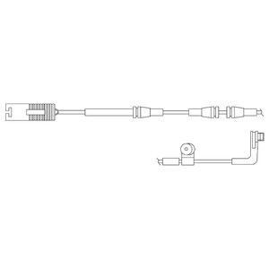 Varoitinsarja, jarrupalat, Taka-akseli, BMW 7 [E65, E66, E67], 3435 6755 267, 3435 6778 038