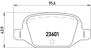 Jarrupalasarja, levyjarru, Taka-akseli, ABARTH,CITROËN,FIAT,LADA,LANCIA, 11196350208900, 1618111480, 71752988, 71770084, 71772212, 77362