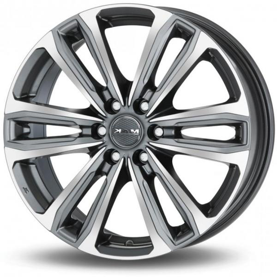 Mak Safari6 Gun Metal Machined Face 7,5/17 6/139.7 ET38 B67.1
