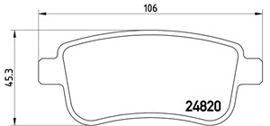 Jarrupalasarja, levyjarru, RENAULT FLUENCE, GRAND SCÉNIC III, MEGANE CC, 440601416R