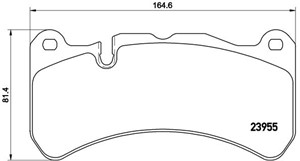 Jarrupalasarja, levyjarru, Etuakseli, Taka-akseli, MASERATI,MERCEDES-BENZ, 0044205020, 0054203920, A0044205020, A0054203920