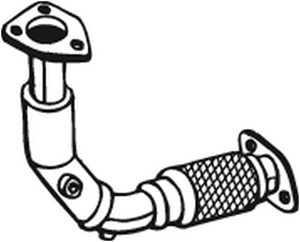 Pakoputki, Edessä, FIAT SEICENTO / 600, SEICENTO / 600 Skåp/halvkombi, 46521906