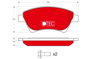 Jarrupalasarja, levyjarru, Etuakseli, RENAULT, 41 06 012 41R, 41 06 087 13R, 77 01 206 044, 77 01 207 184, 77 01 207 672, 77 01 208 122,