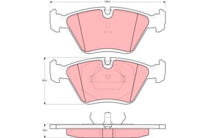 Jarrupalasarja, levyjarru, Etuakseli, AUDI 100 C3 Avant, 100 C3 Sedan, 200 C3 Avant, 200 C3 Sedan, COUPE B3, 447 698 151 C, 895 698 151