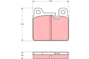 Jarrupalasarja, levyjarru, Etuakseli, PORSCHE 911, 911 Cabriolet, 911 Targa, 901 351 963 02, 901 351 963 11, 901 351 963 13, 901 351 963