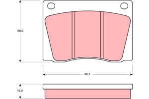 Jarrupalasarja, levyjarru, Etuakseli, ASTON MARTIN,DAIMLER,FIAT,JAGUAR,LOTUS,VOLVO, 0005862742, 5862742, C39136, GBP 5220, GBP184, GBP20
