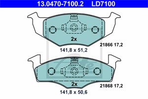 Jarrupalasarja, levyjarru, Etuakseli, SEAT,SKODA,VW, 6N0 698 151 C, 6N0 698 151, JZW 698 151 E