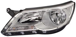 Ajovalo, Oikea, VW TIGUAN, 5N1 941 040K, 5N1 941 040R