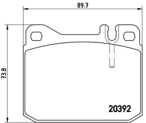 Jarrupalasarja, levyjarru, Etuakseli, VW, 281698151, 281698151A, 281698151B