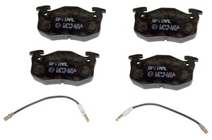 Jarrupalasarja, levyjarru, Takana, PEUGEOT 205 I, RENAULT 5, 425071, 7701203635, 7701203969