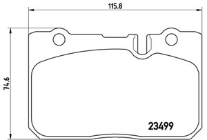 Jarrupalasarja, levyjarru, Etuakseli, LEXUS LS, TOYOTA CELSIOR, CENTURY, 0446550050, 0446550060, 0446550070, 0446550161, 0446550220, 044