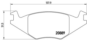 Jarrupalasarja, levyjarru, Etuakseli, SEAT,VW, 191615115K, 191698151, 191698151A, 191698151E, 191698151F