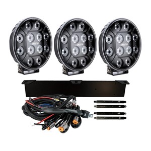 Valmis sarja 3X LDL-04 Lisävalot 9 " LED, Universal