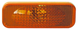 Vilkkuvalo, Molemminpuolin, Asennus sivulle, OPEL OMEGA B, OMEGA B Kombi, 1713413, 90487487